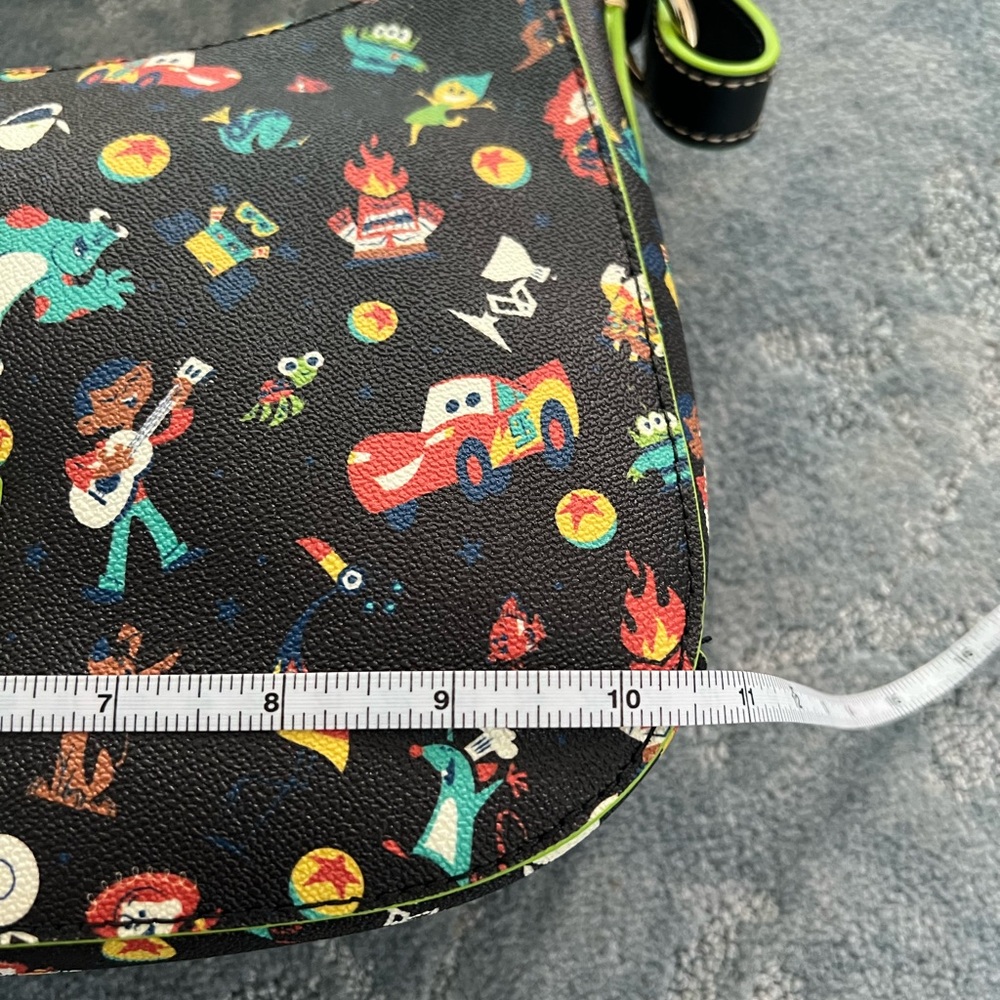Dooney & Bourke Disney Pixar Hobo Black and Green purse EUC - Picture 15 of 16